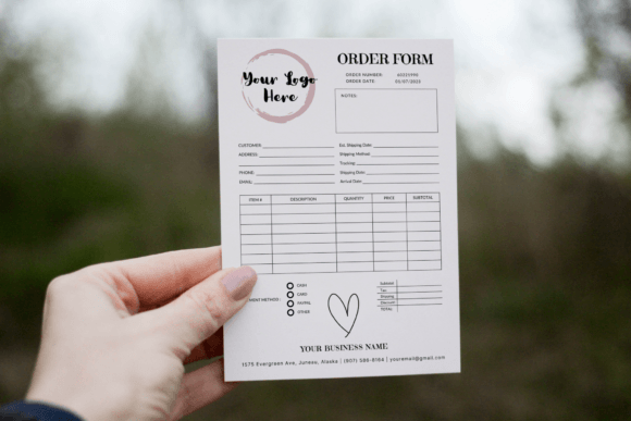 Download EDITABLE Printable Order Form Template - Printable order form Collection