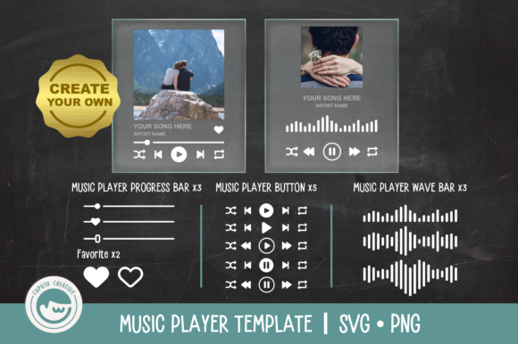 Download Music Player Plaque Custom Design - Premium Resources