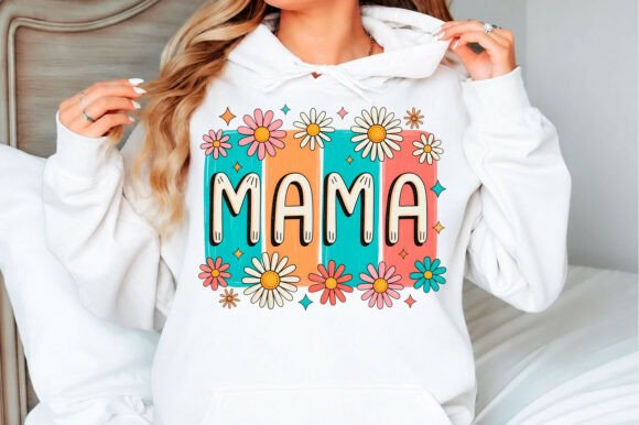 Download Retro Mama PNG, Floral Mama Shirt Design - Mama shirt design Collection