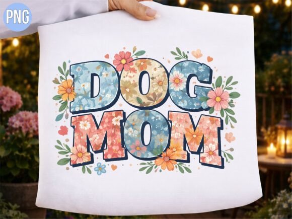 Download Floral Dog Mom Mama Shirt Design PNG - Premium Resources