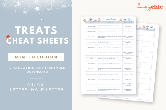 Download Winter Treats Cheat Sheets - Cheat sheets Collection