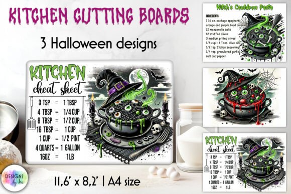 Download Halloween Cutting Board Conversion Chart - Premium Resources
